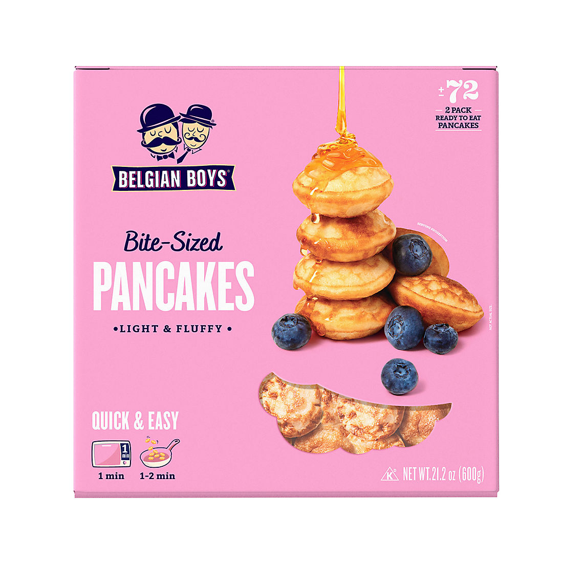 Belgian Boys Bite-Size Pancakes, 72 ct. 22 OZ