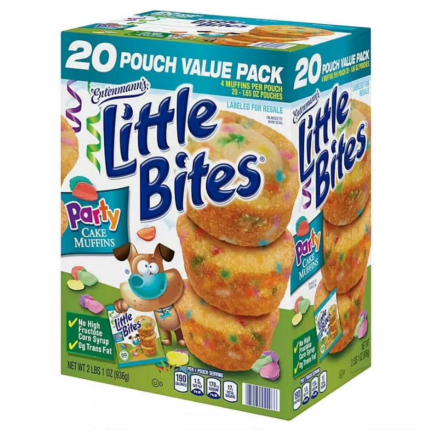 Entenmann's Little Bites Party Cakes, 20 pk. 2.1 pounds