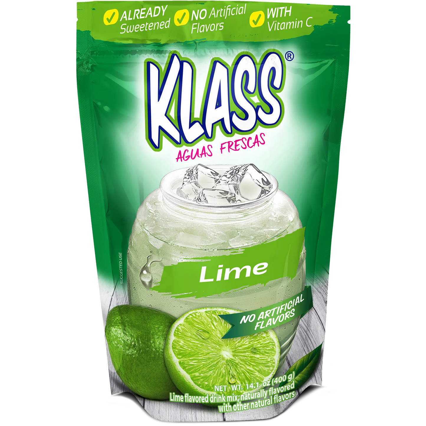 Klass Aguas Frescas Limonada Limeade Drink Mix 14.1 oz