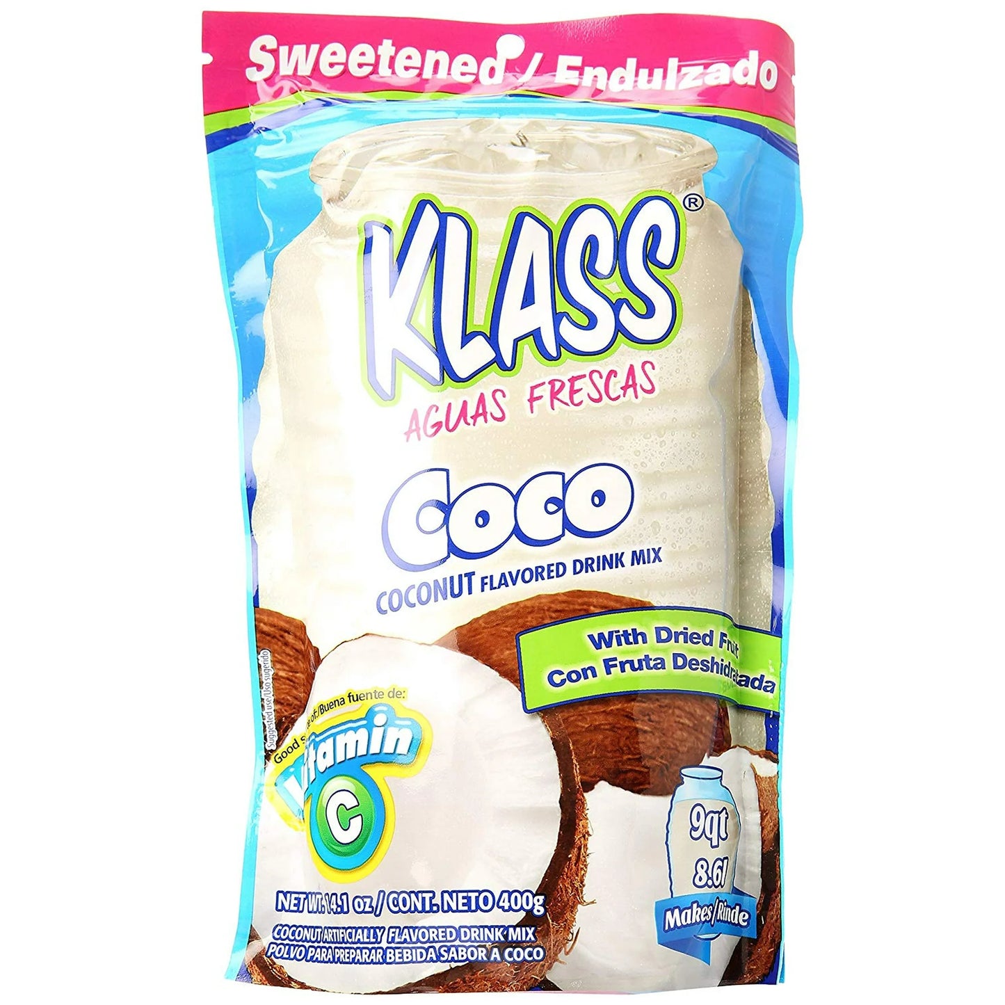 Klass Listo Coconut Drink Mix Powder 14.1 oz