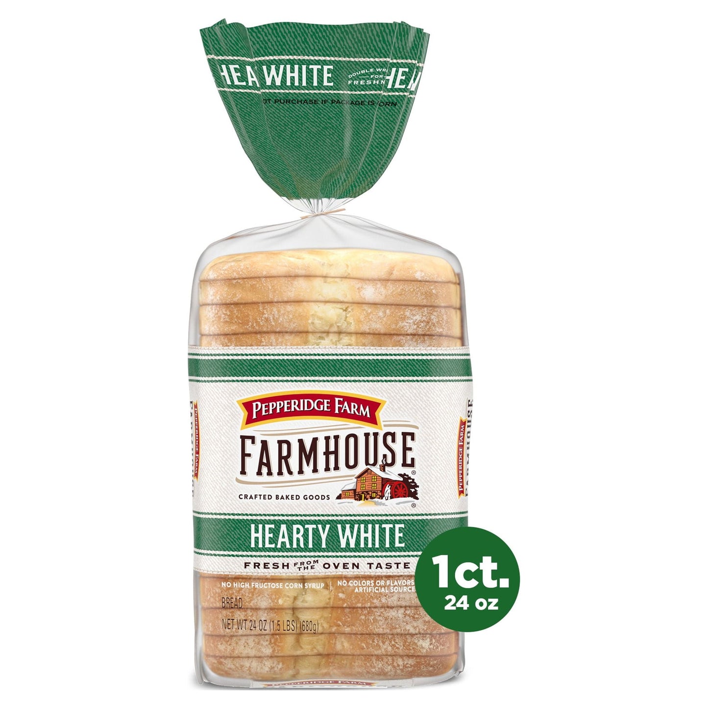 Pepperidge Farm Farmhouse Hearty White Bread, 24 oz