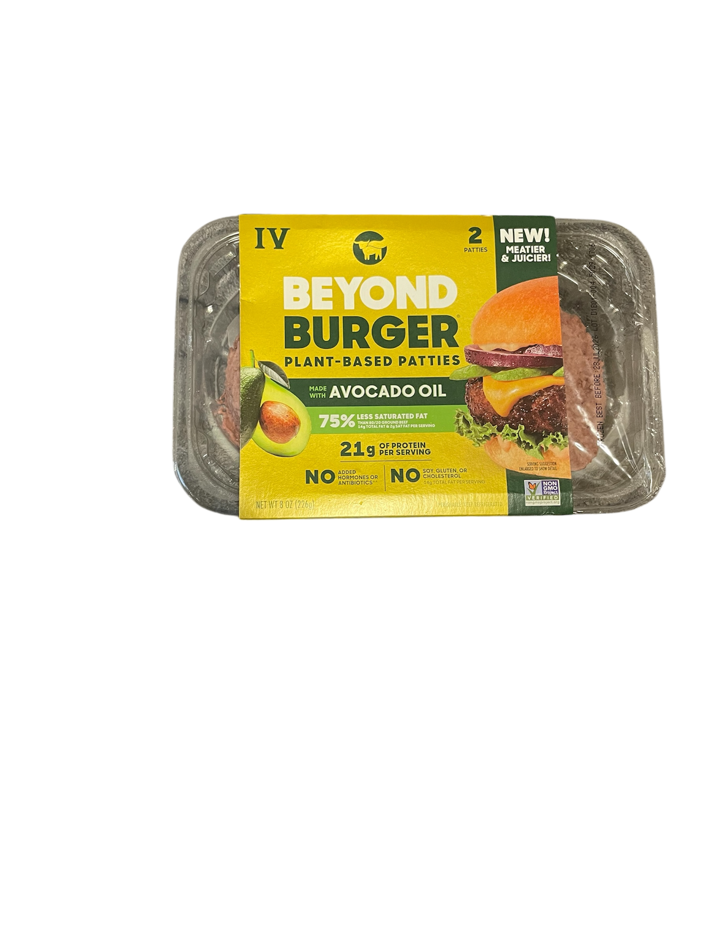 BEYOND BURGER PLANT-BASED PATTIES (2 PER BOX) 8 OZ
