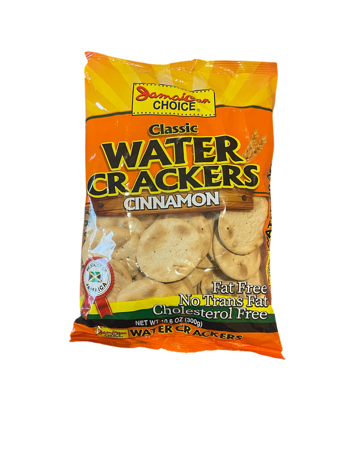 JAMAICAN CHOICE CINNAMON WATER CRACKERS 10.6 OZ