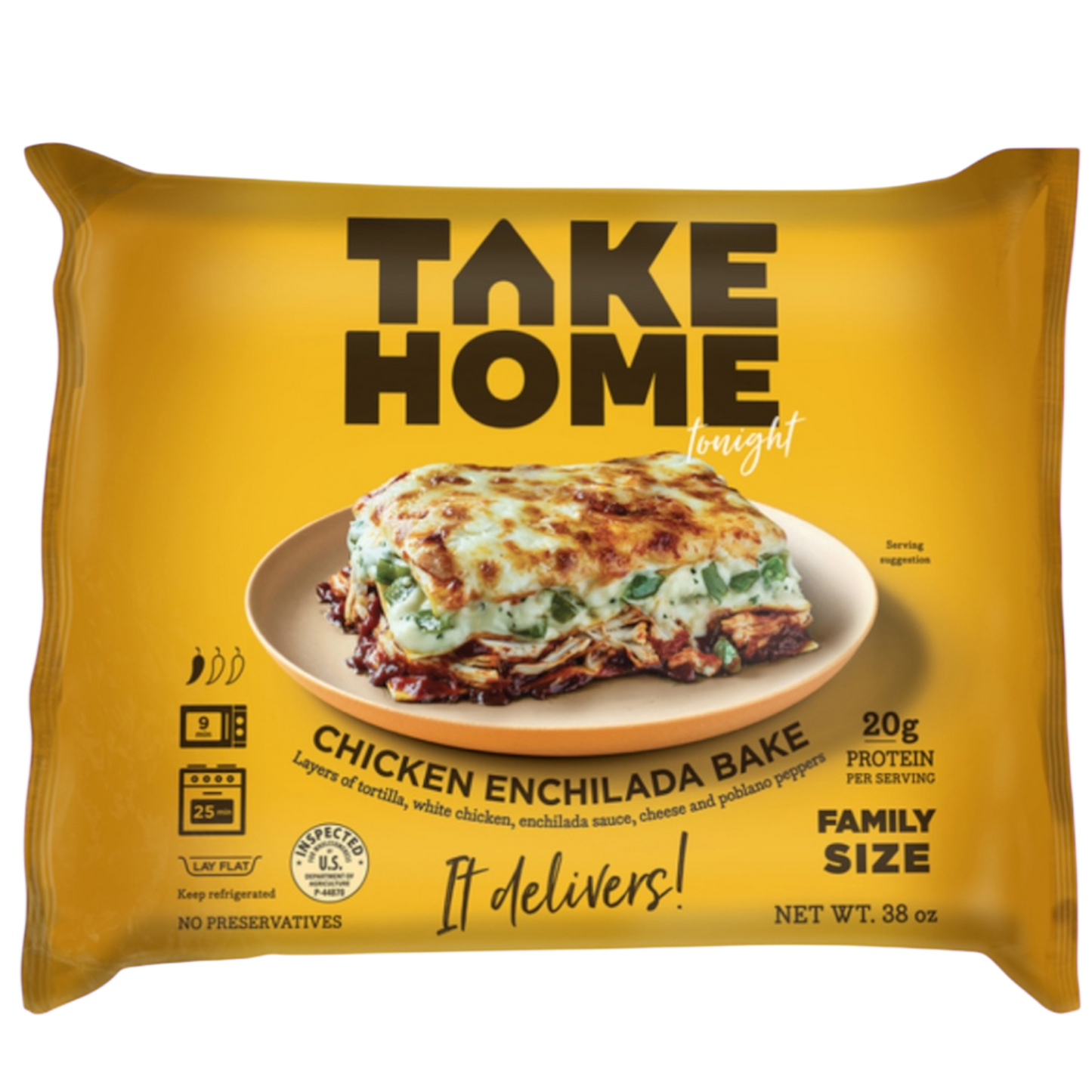 TAKE HOME CHICKEN ENCHILADA BAKE 38 oz
