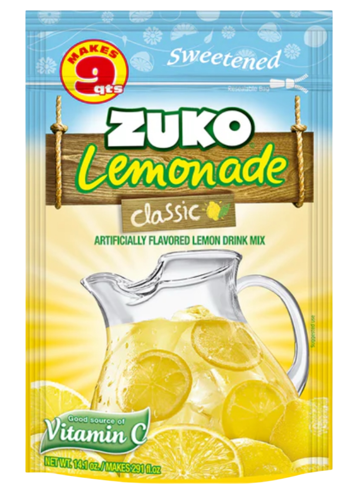 Zuko Lemonade Bag, 14.1 oz