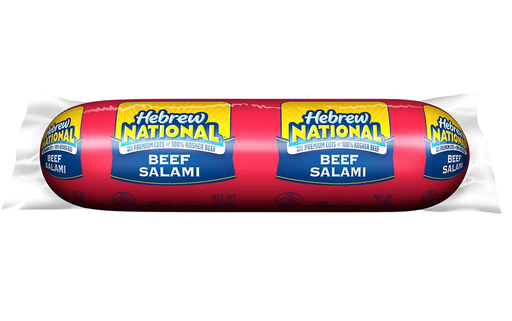 Hebrew National Beef Salami, 32 oz. KOSHER/NO PORK
