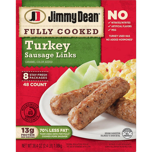 Jimmy Dean Turkey Sausage Links, 48 ct. 2.5 LB