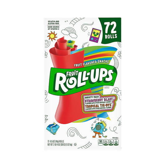 Fruit Roll-Ups Variety Pack, 72 ct. 2.4 LB