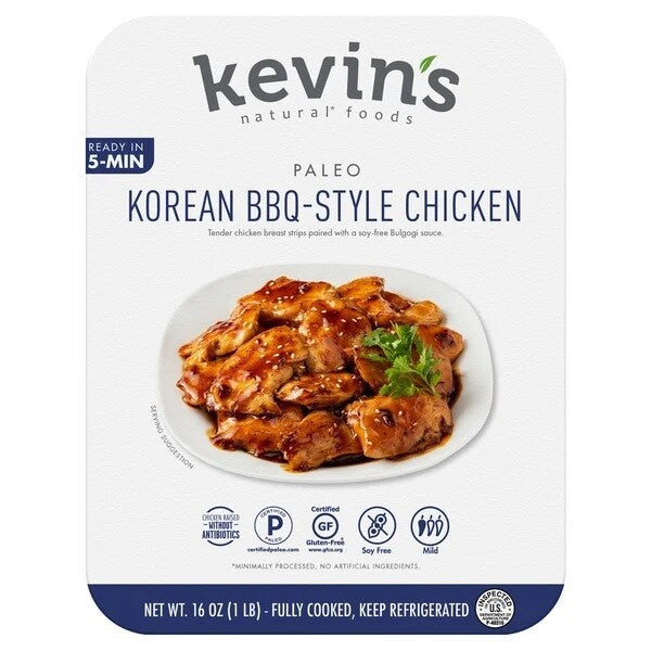 Kevin's Natural Foods Fully Cooked - Korean BBQ-Style Chicken W