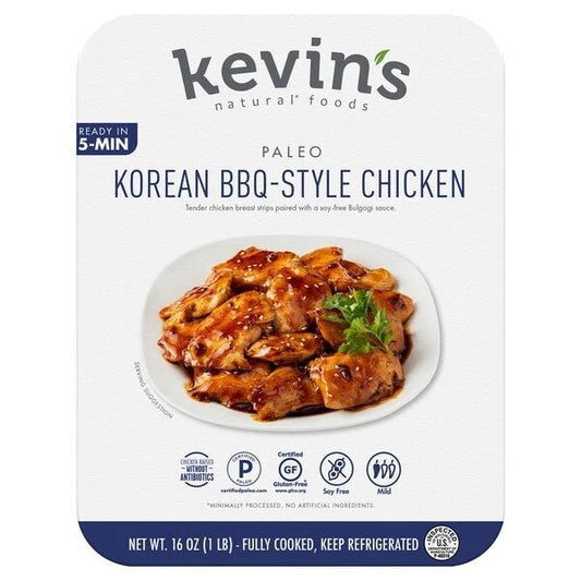 Kevin's Natural Foods Fully Cooked - Korean BBQ-Style Chicken W