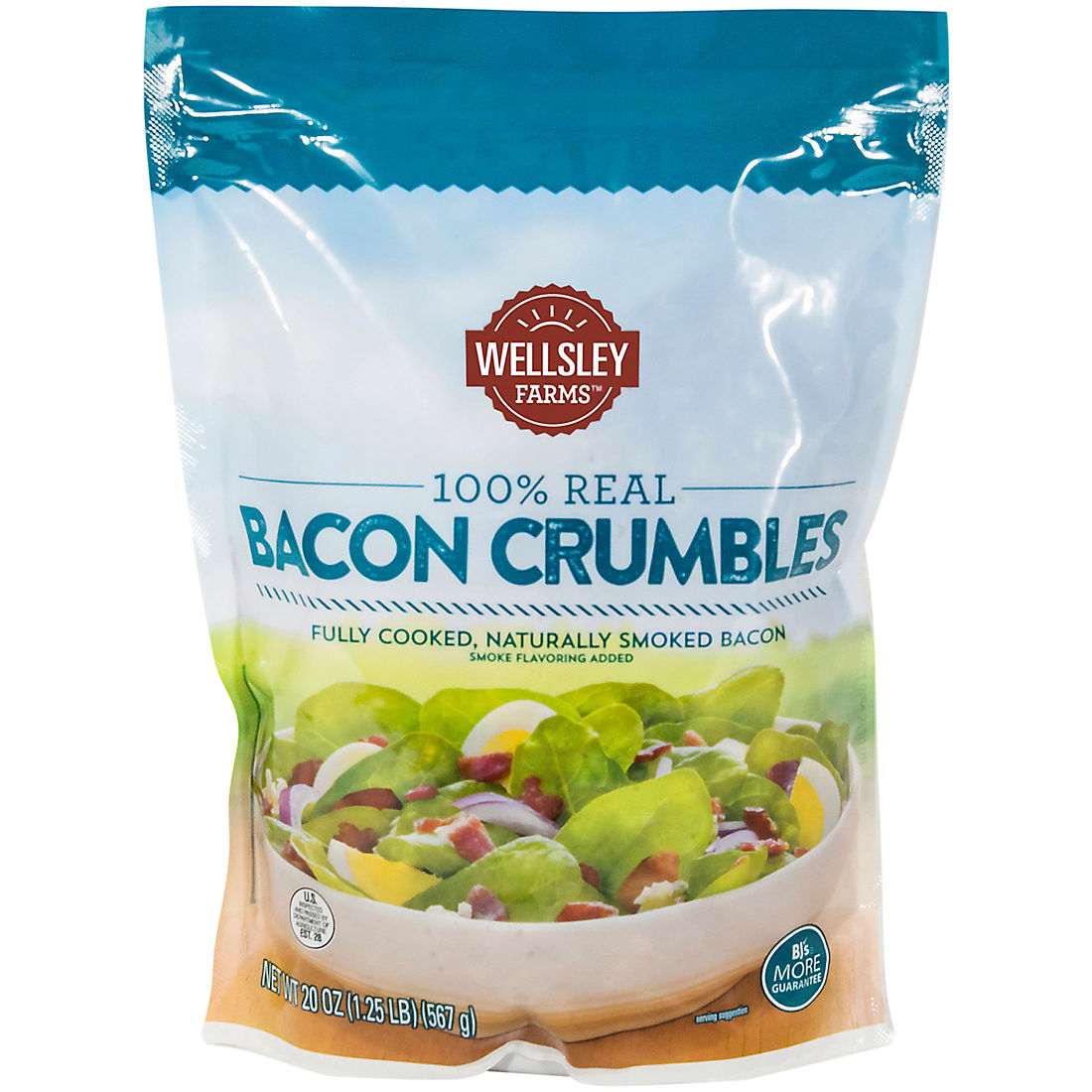 Wellsley Farms 100% Real Bacon Crumbles, 20 oz.