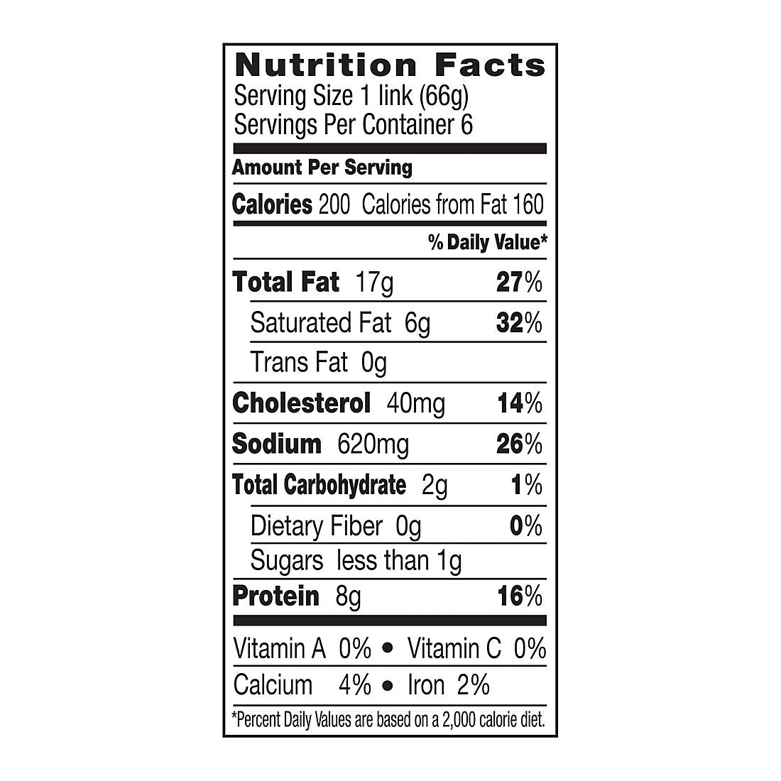 Johnsonville Beddar with Cheddar Smoked Sausages, 18 ct. 2.63 pounds