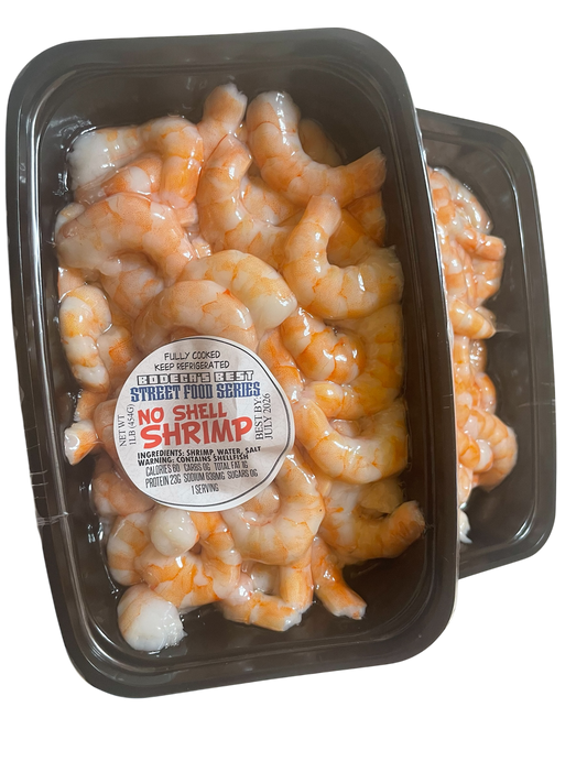 BODEGA'S BEST FULLY COOKED, PEELED, DEVEINED, TAIL OFF LARGE SHRIMP 12 OZ