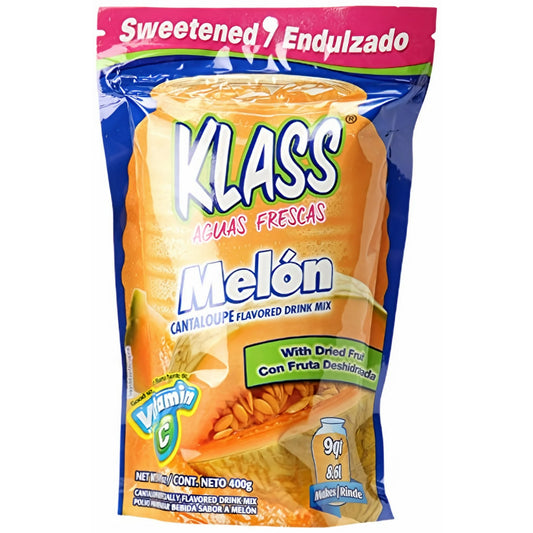 Klass Cantaloupe Melon Flavored Drink Mix 14.1 oz