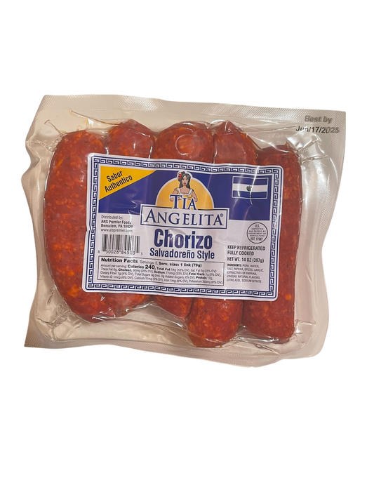 TIA ANGELITA Salvadoreño Chorizo Sausage 14 oz