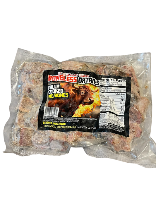 BODEGA'S BEST FULLY COOKED BONELESS OXTAIL 16 OZ