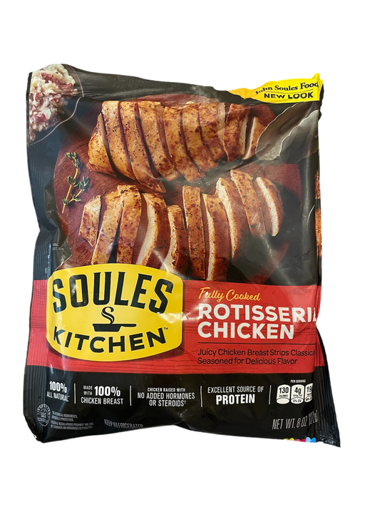JOHN SOULES ROTISSERIE CHICKEN STRIPS (8 OZ)