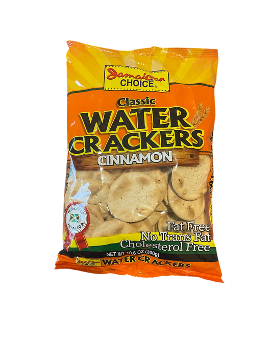 JAMAICAN CHOICE CINNAMON WATER CRACKERS 10.6 OZ