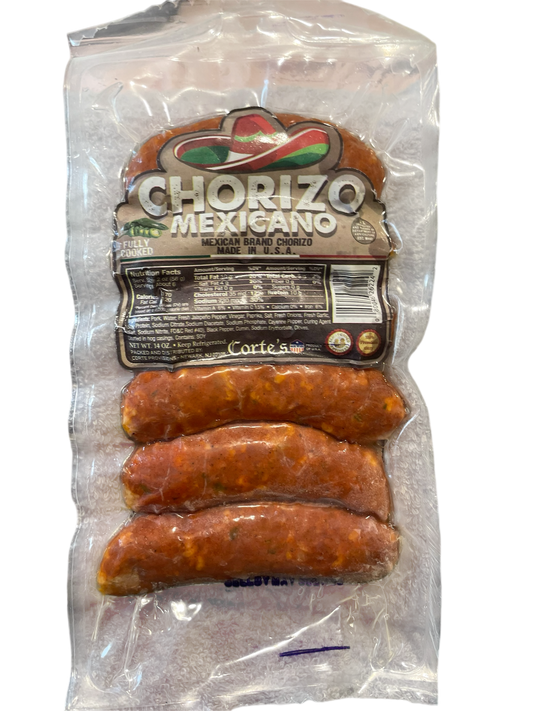 CORTE'S MEXICANO CHORIZO 14 OZ.