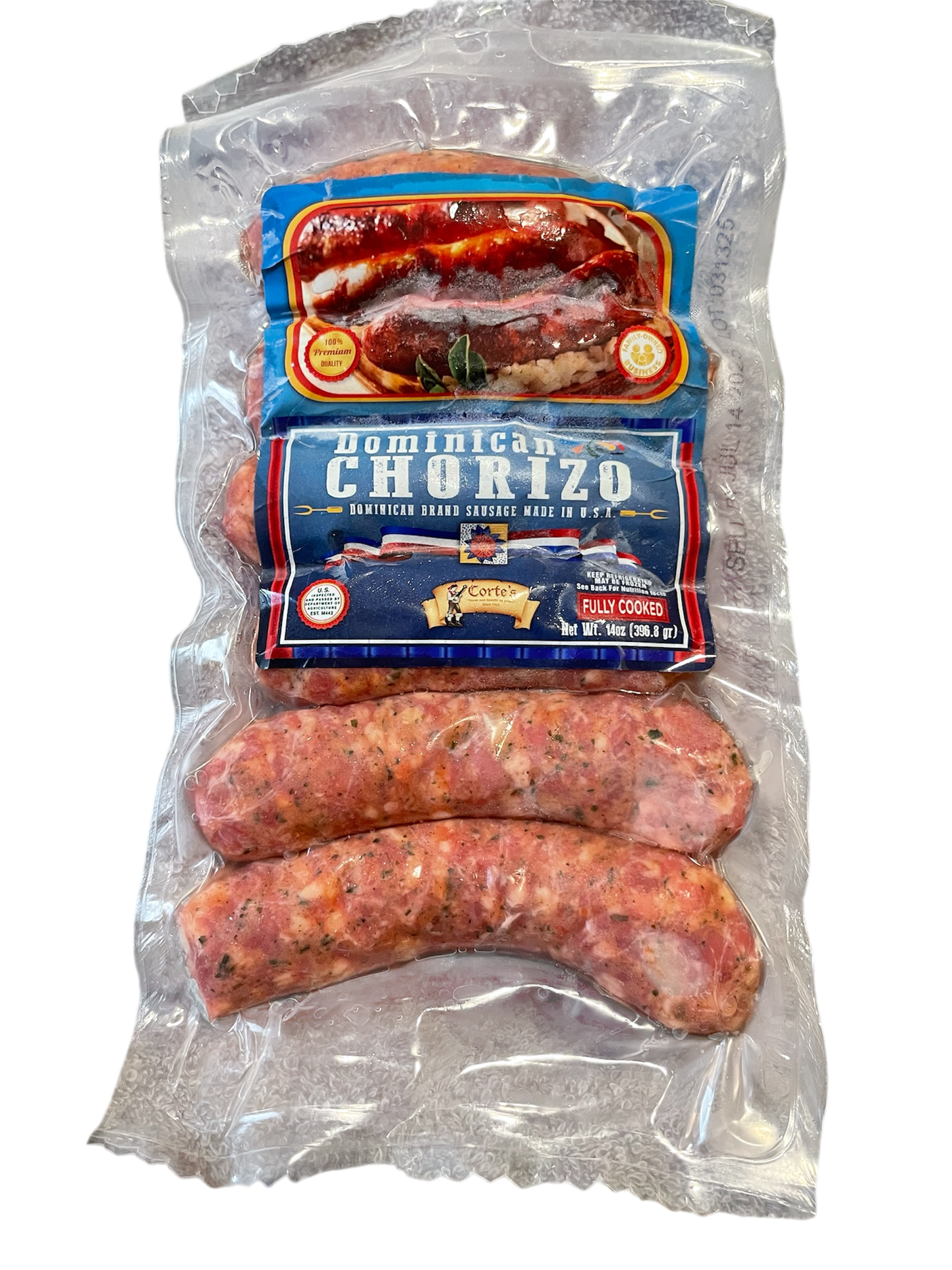 CORTE'S DOMINICAN CHORIZO 14 OZ.