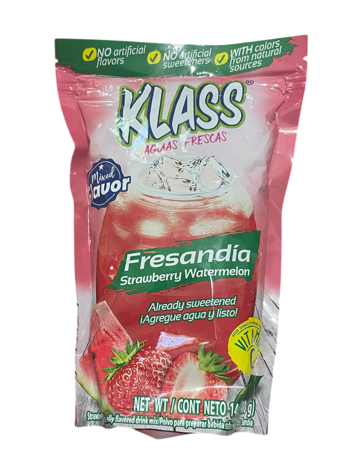 KLASS FRESANDIA STRAWBERRY WATERMELON AGUAS FRESCAS 14.1 OZ