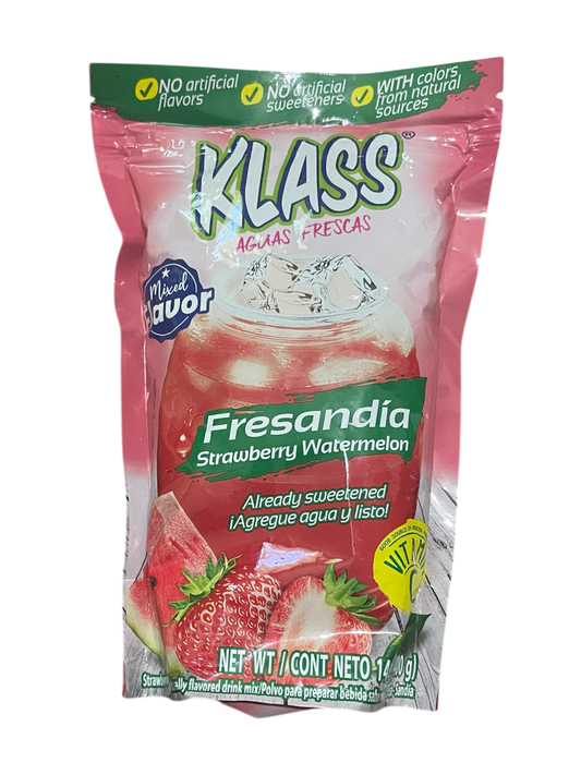 KLASS FRESANDIA STRAWBERRY WATERMELON AGUAS FRESCAS 14.1 OZ