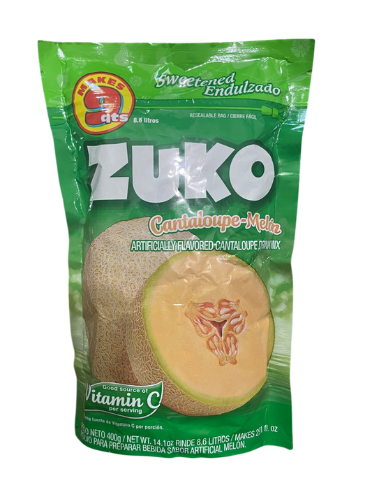ZUKO PINK CANTALOUPE SWEETENED DRINK MIX 14.1 OZ