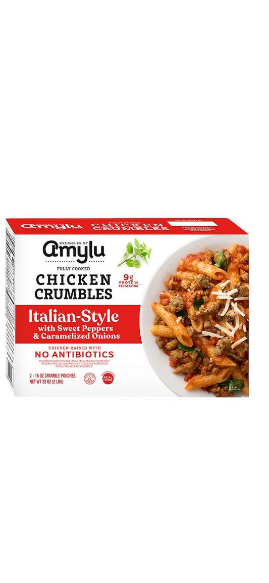 Amylu Foods Italian-Style Chicken Crumbles, 2 lbs.