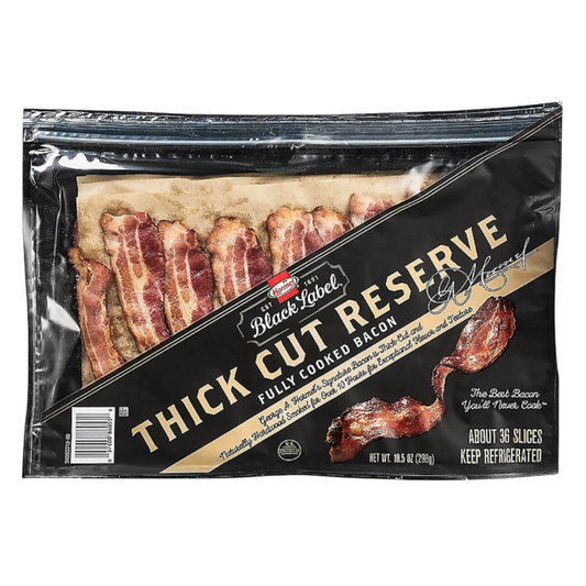 Hormel Black Thick Cut Fully Cooked Bacon, 10.5 oz./36 ct.