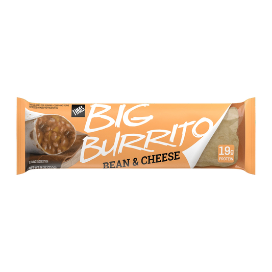 Tina's Big Burrito Bean & Cheese, Packaged Burrito, 9 oz, 1 Count