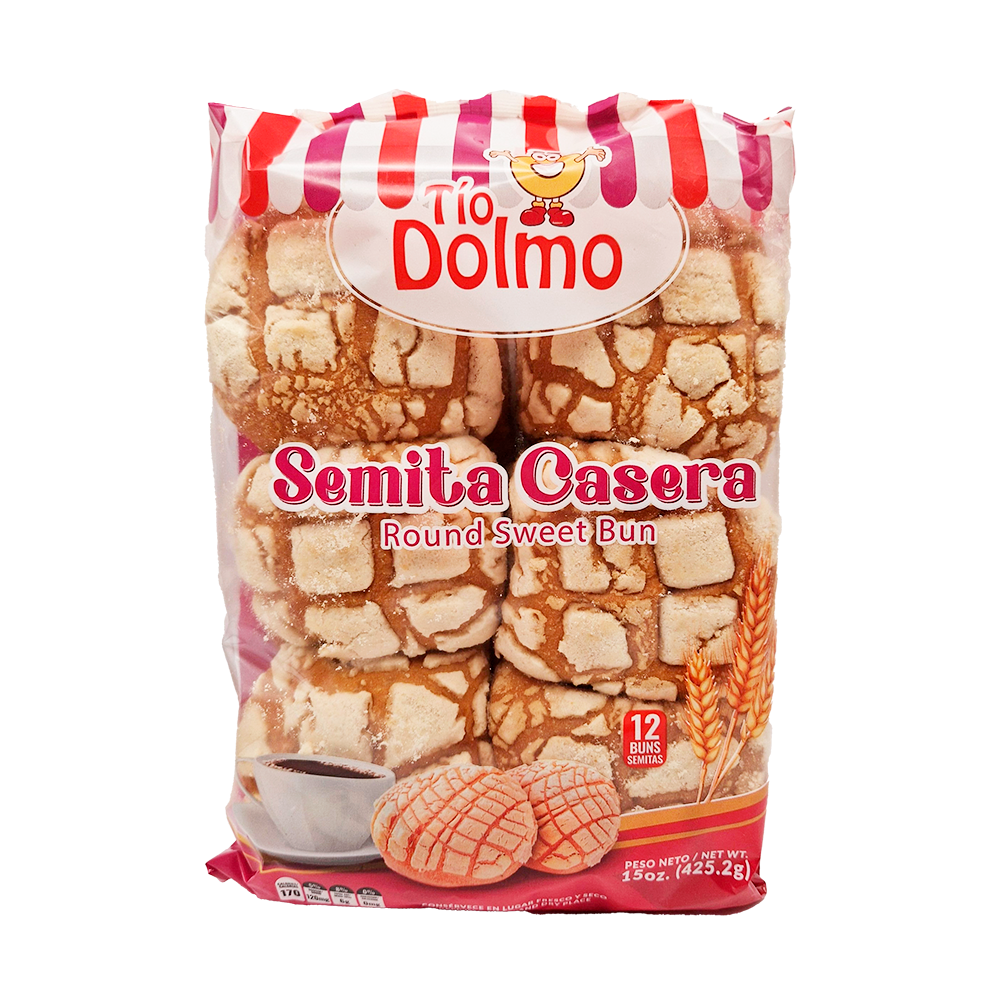 Tio-dolmo-sentia-casera ROUND SWEET BUN 15-oz  12 COUNT
